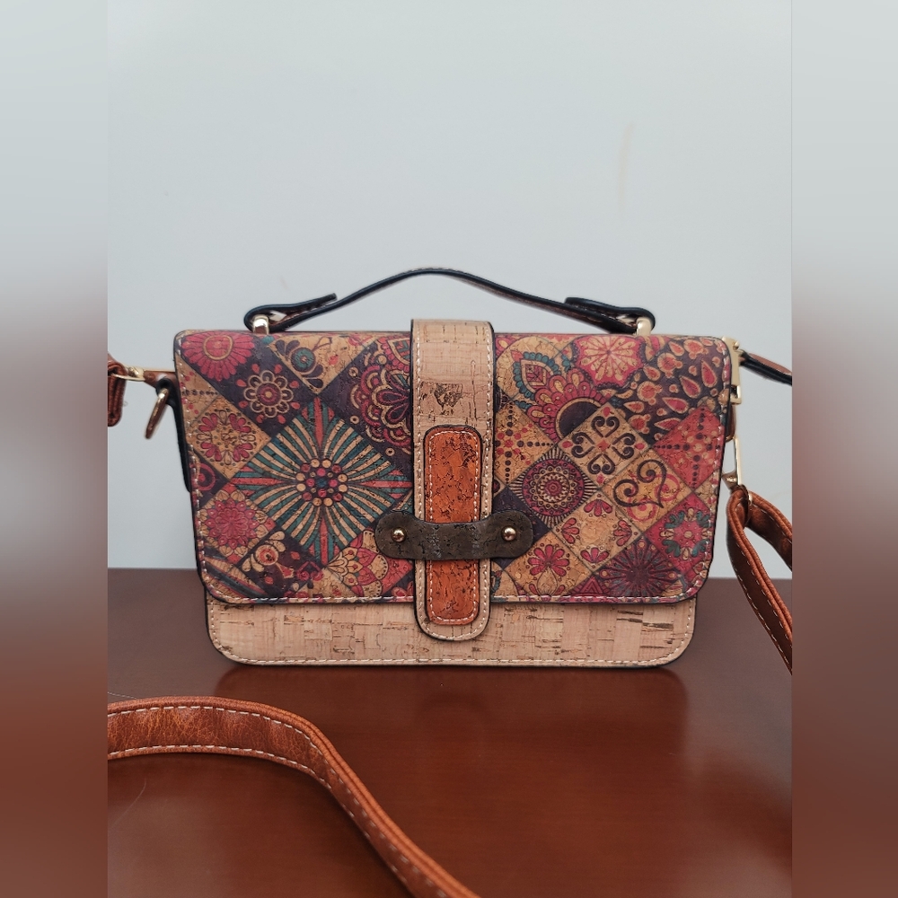 Handmade CORK Crossbody Bag